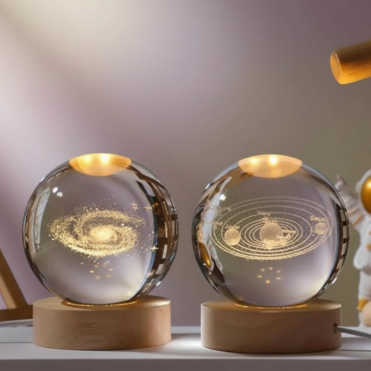 Solar System Crystal Table Lamp